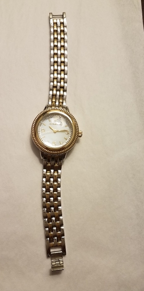 🎉LIZ CLAIBORNE MIXED METAL WATCH - Picture 2 of 3